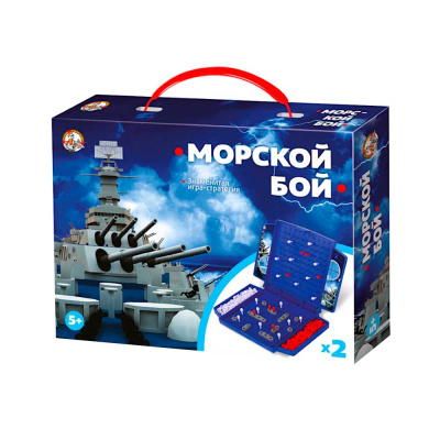 Игра настольная Морской бой (мини) Десятое Королевство 02152 1